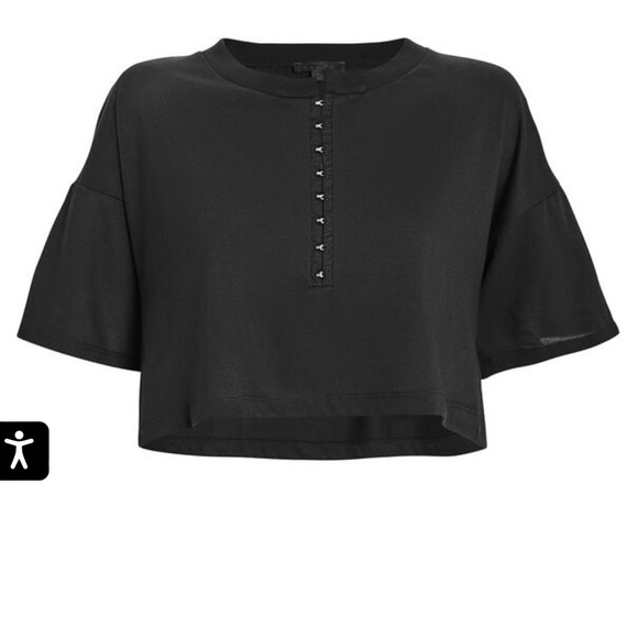 THE RANGE: Stark Jersey Bondage T-Shirt in size xs and in the color black - Picture 4 of 8